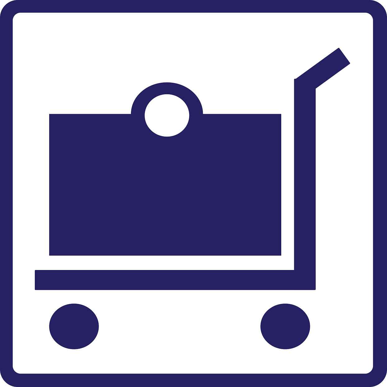 Building sticker pictograms "Trolley" 5-30 cm LH-PIKTO4710-44