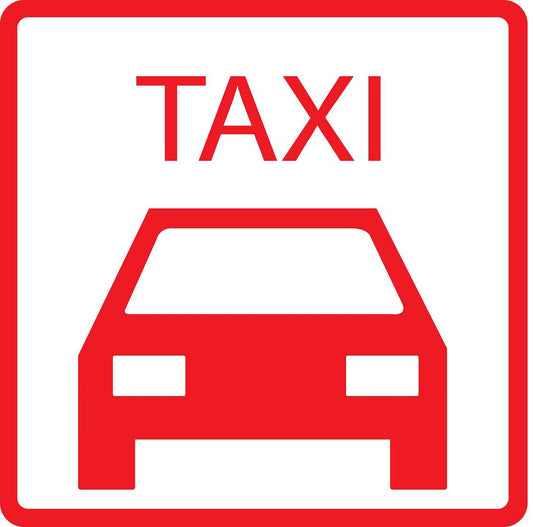 Building sticker pictograms "Taxi stop" 5-30 cm LH-PIKTO5000-14