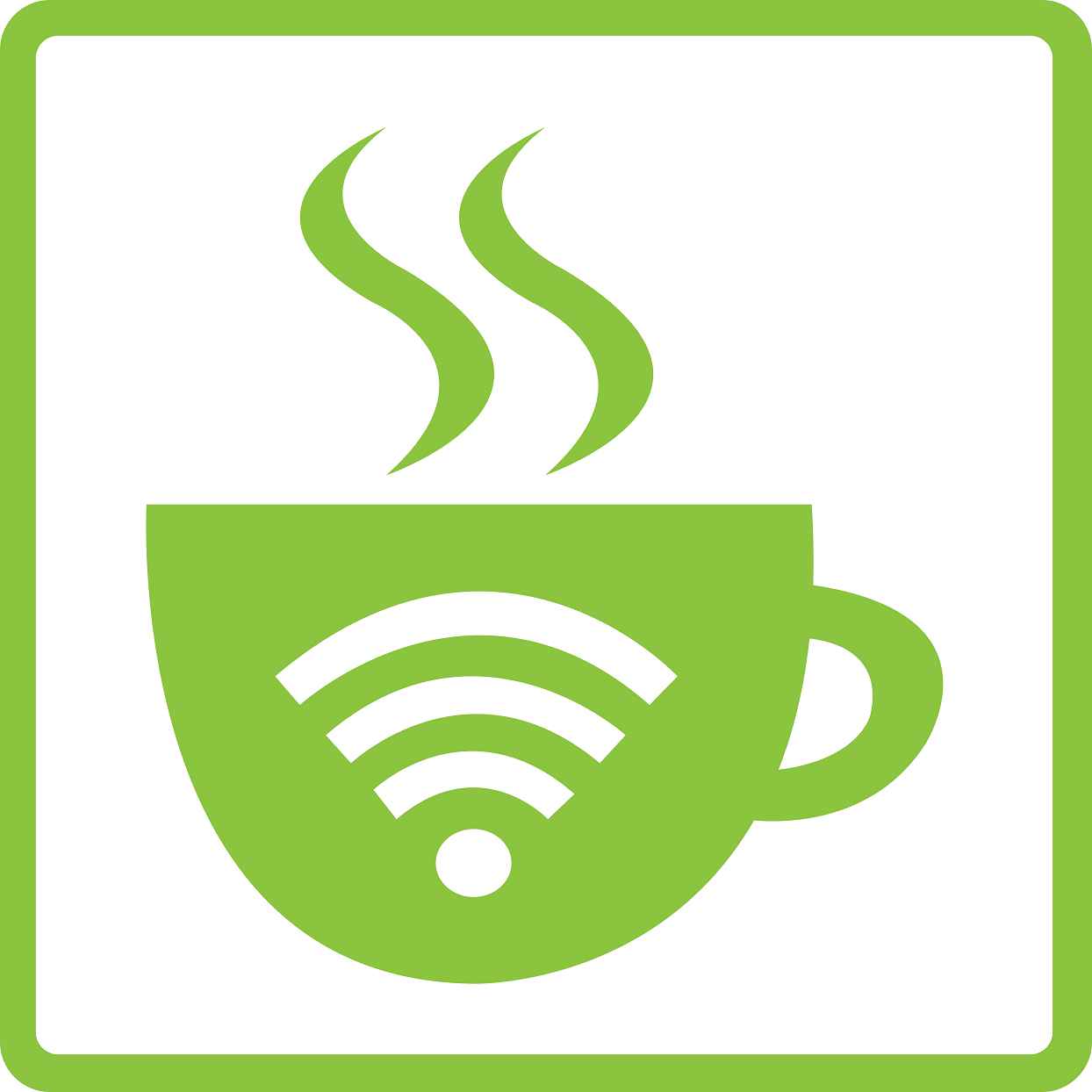 Building sticker pictograms "Coffee shop wifi" 5-30 cm LH-PIKTO5220-67