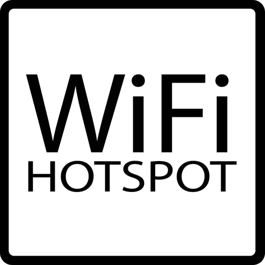 Building sticker pictograms "Wifi hotspot" 5-30 cm LH-PIKTO5250-88