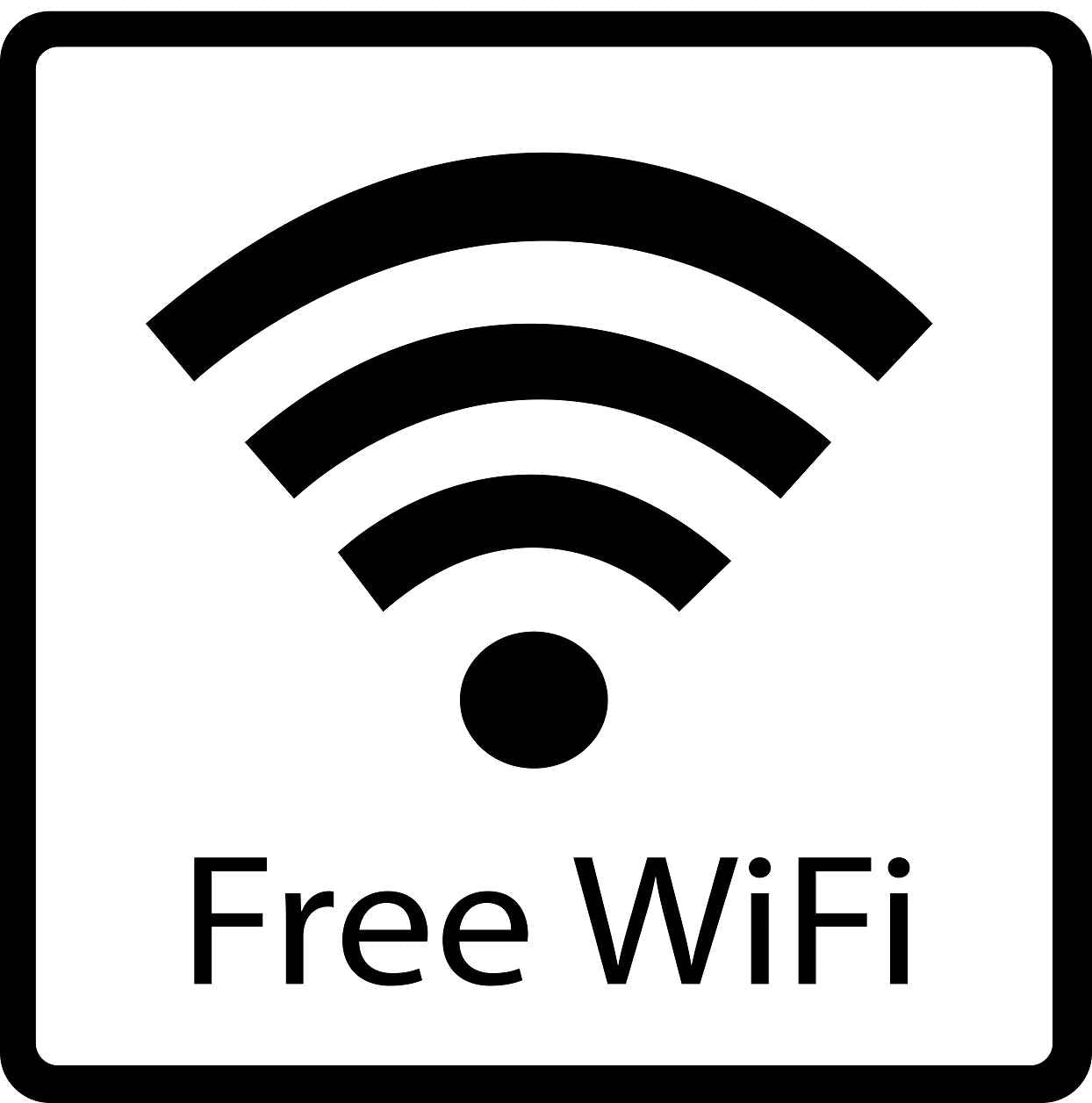 Building sticker pictograms "Free wifi" 5-30 cm LH-PIKTO5260-88