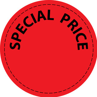 Promotional sticker Offer sticker special offer sticker " Special price" 2-7 cm LH-PR-4250