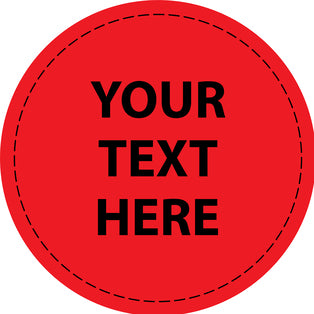 Promotional sticker Offer sticker special offer sticker " Your own text" 2-7 cm LH-PR-4350