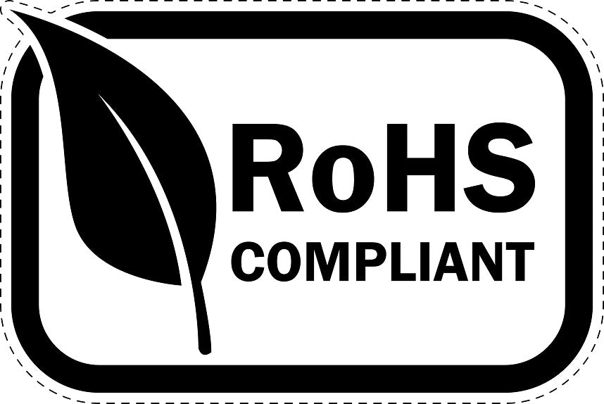 1000 labels RoHS 10-50mm LO-ROHS-21400  Waterproof