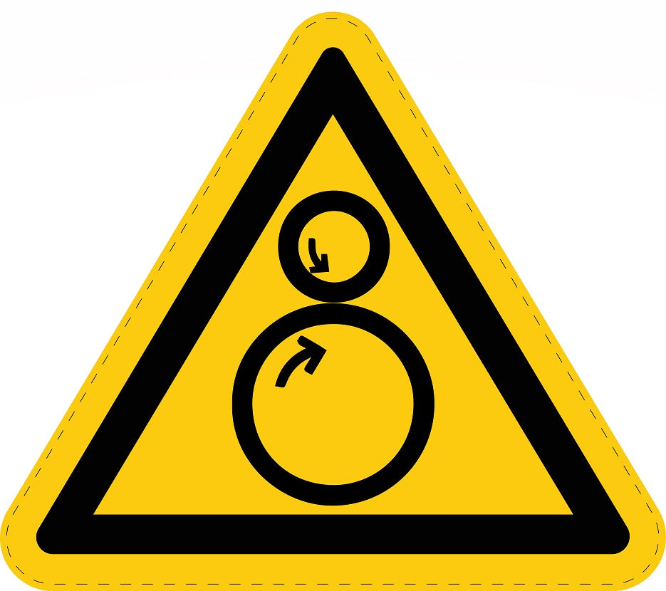 Warning sticker 